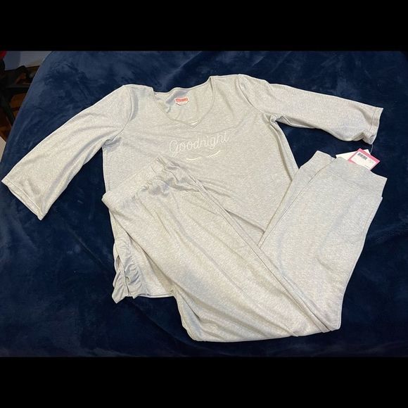 kate spade Other - Kate spade two piece pajamas heather grey in size large
